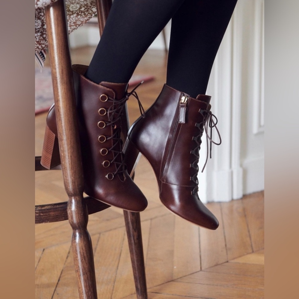 Sezane High Pauline Boots
